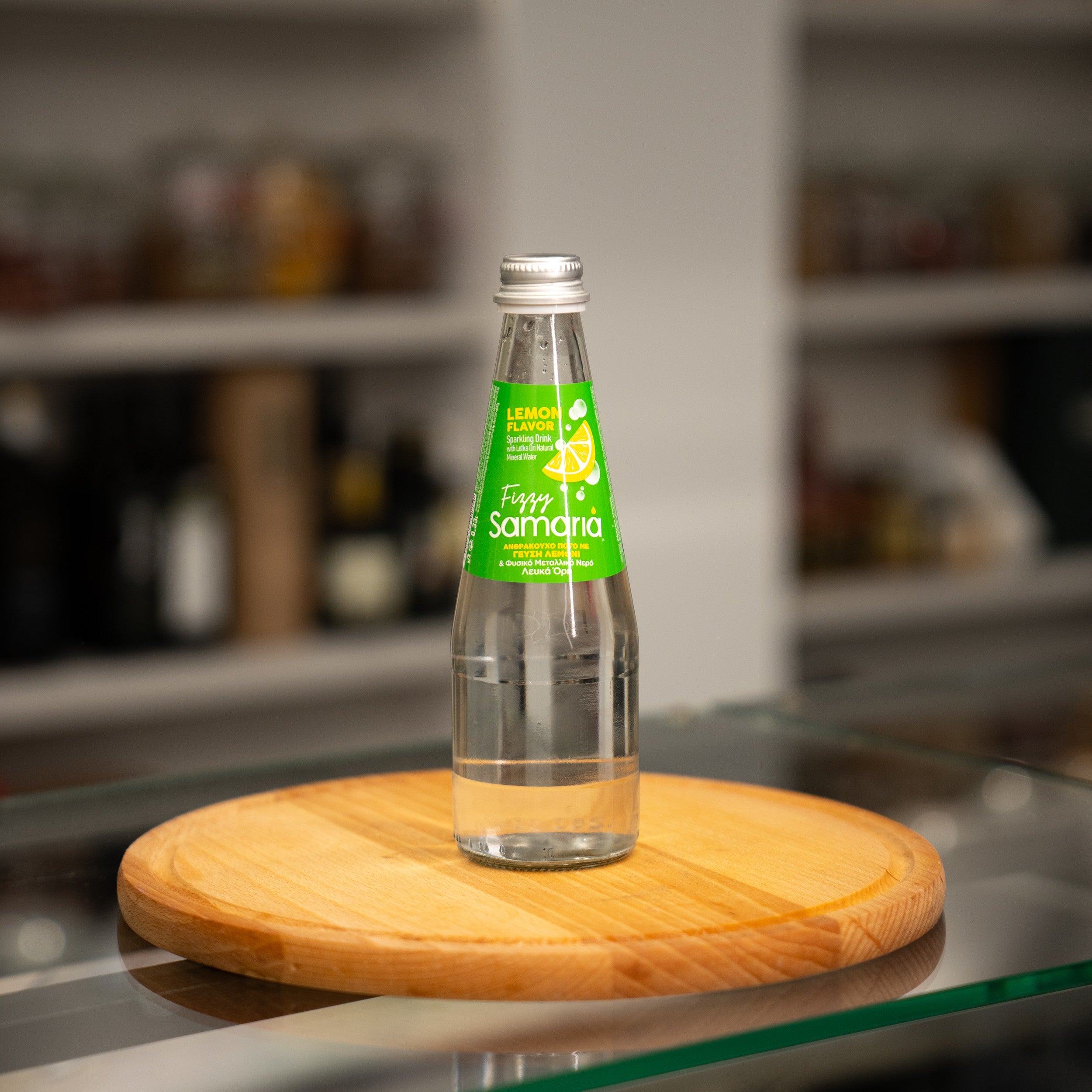 Sparkling water with lemon 0.33 L