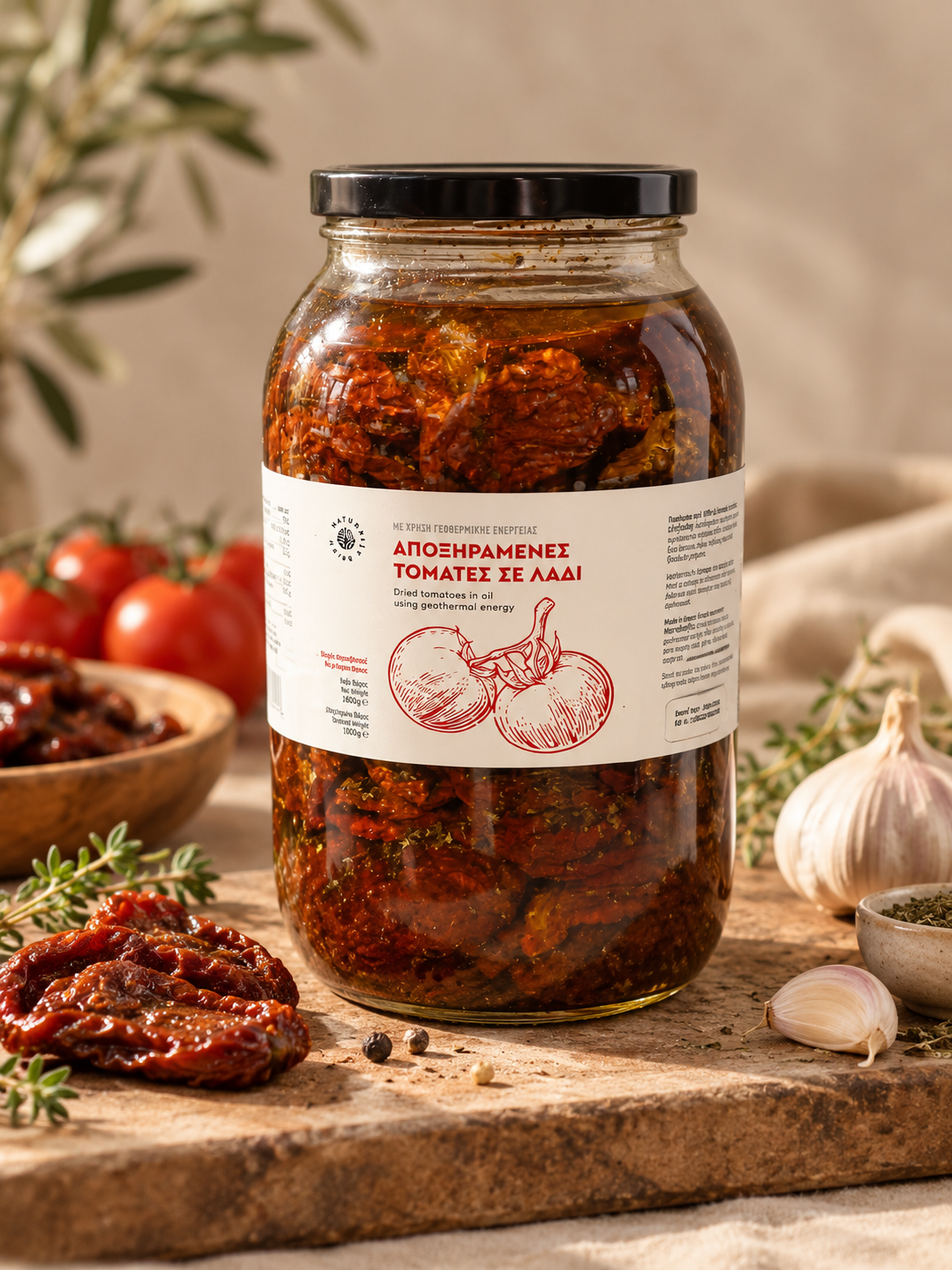 Sun-dried tomatoes in oil 2.8 kg